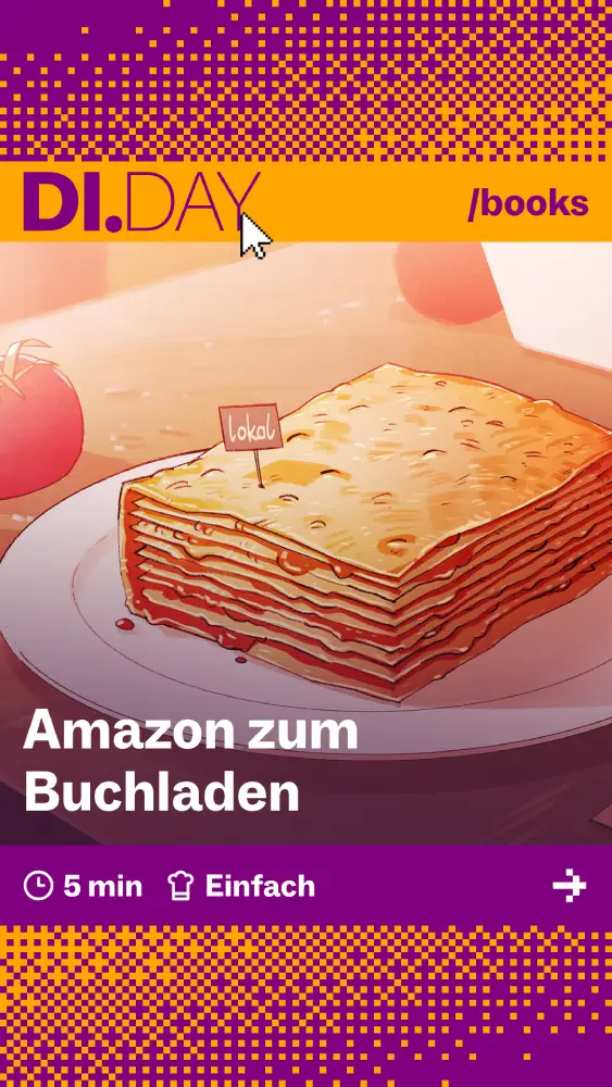 Beteilige dich am DI-Day - wechsle zum lokalen Buchhändler