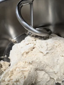 Biga in der Knetmaschine