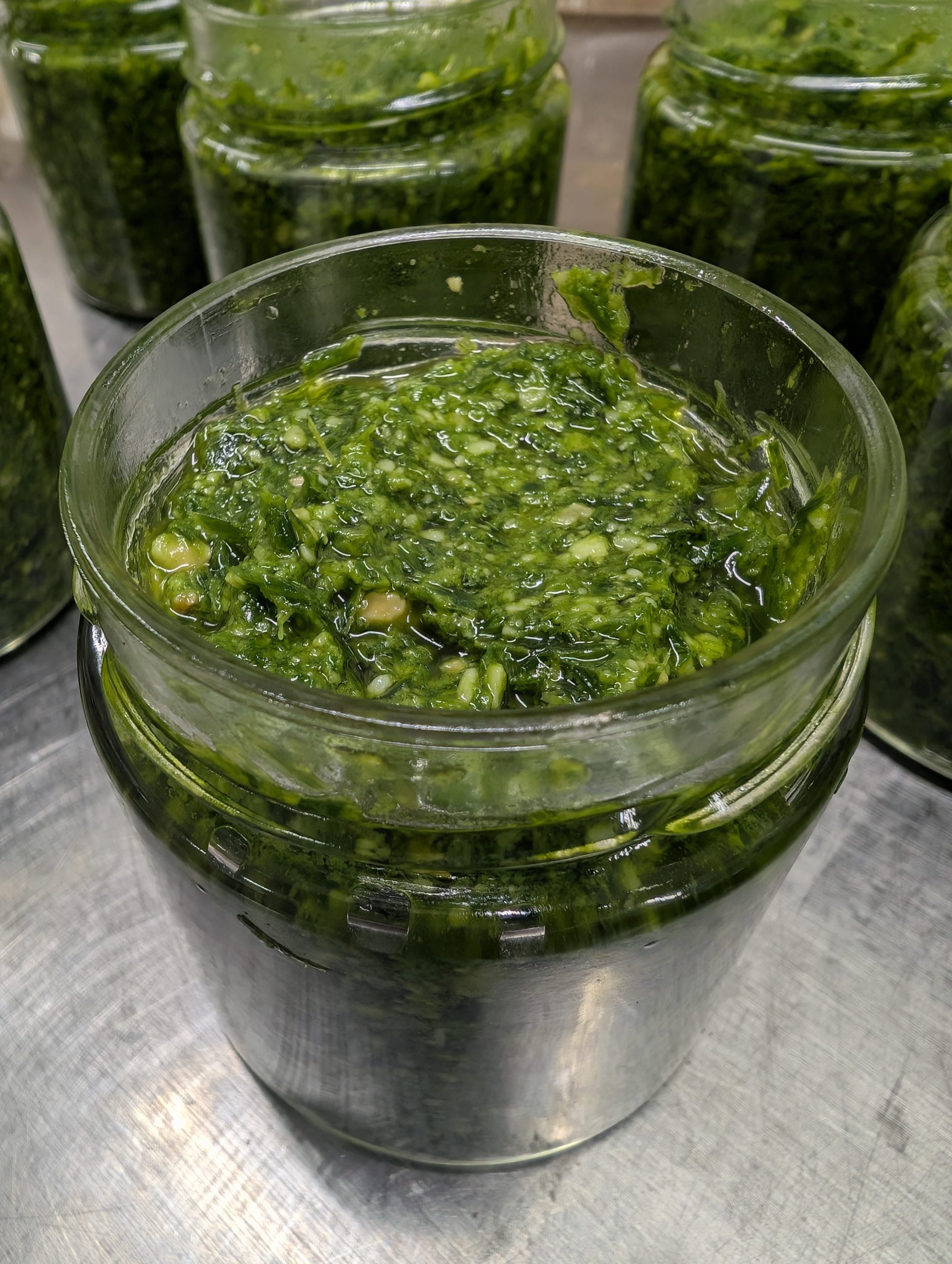 Schnittlauch Pesto mit Cashewkerne